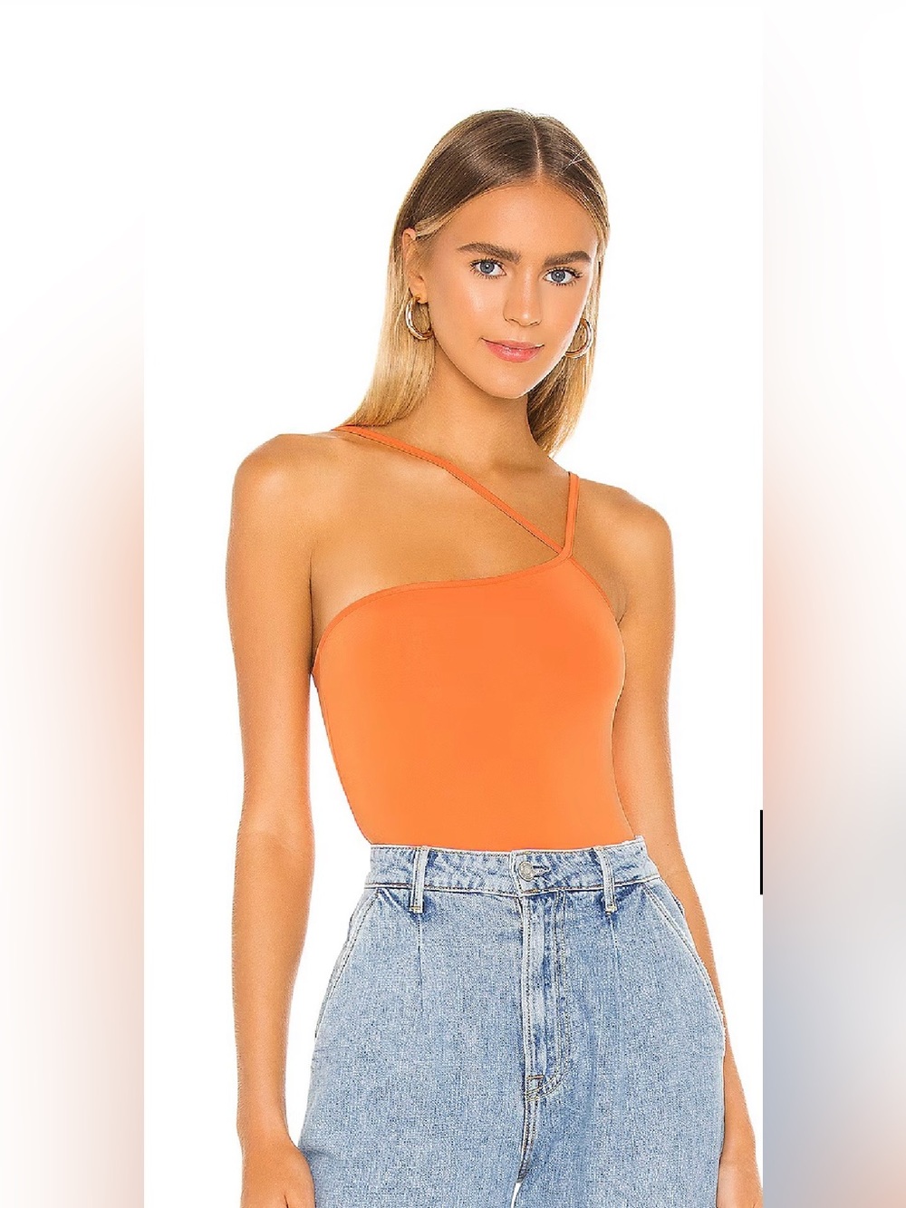 Superdown Taryn bodysuit S orange NWOT
